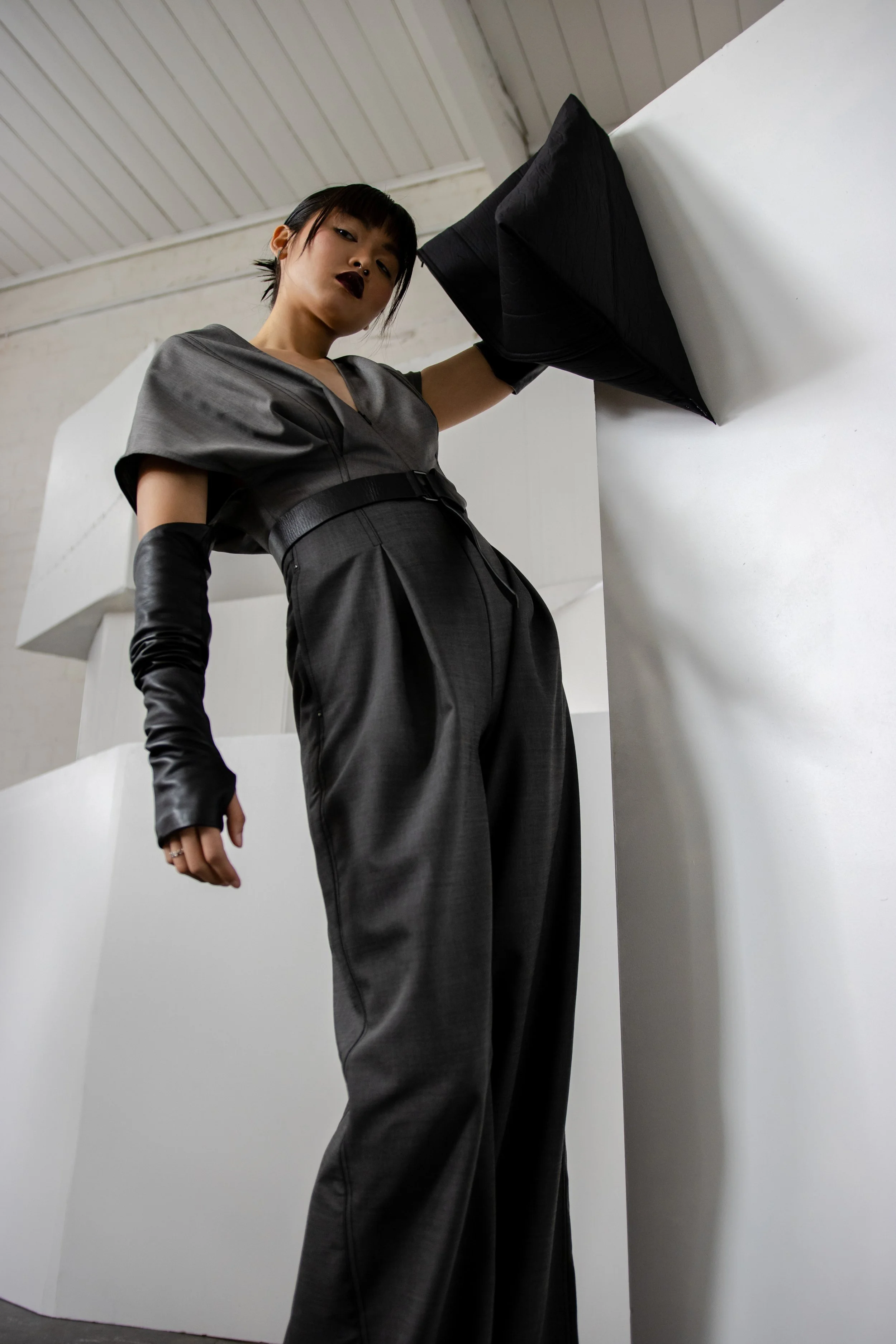 Future Origins | One of a Kind Zero Waste Odell Jumpsuit: Elevate